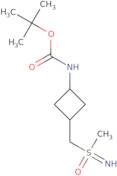 tert-Butyl N-(3-{[imino(methyl)oxo-Î»6-sulfanyl]methyl}cyclobutyl)carbamate