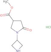 Methyl 1-(azetidin-3-yl)-5-oxopyrrolidine-3-carboxylate hydrochloride