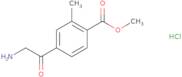 Methyl 4-(2-aminoacetyl)-2-methylbenzoate hydrochloride