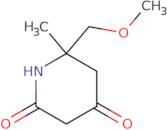 6-(Methoxymethyl)-6-methylpiperidine-2,4-dione