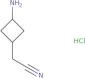 2-(3-Aminocyclobutyl)acetonitrile hydrochloride