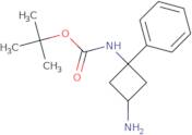 rac-tert-Butyl N-[(1R,3R)-3-amino-1-phenylcyclobutyl]carbamate