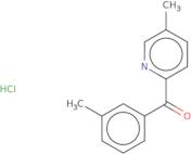 5-Methyl-2-(3-methylbenzoyl)pyridine hydrochloride