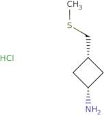 rac-(1S,3S)-3-[(Methylsulfanyl)methyl]cyclobutan-1-amine hydrochloride