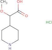 2-Methoxy-2-(piperidin-4-yl)acetic acid hydrochloride