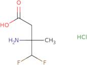 3-Amino-4,4-difluoro-3-methylbutanoic acid hydrochloride