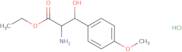 Ethyl 2-amino-3-hydroxy-3-(4-methoxyphenyl)propanoate hydrochloride