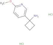 1-(6-Methoxypyridin-3-yl)cyclobutan-1-amine dihydrochloride