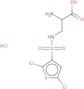 2-Amino-3-(2,5-dichlorothiophene-3-sulfonamido)propanoic acid hydrochloride