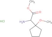Methyl 2-amino-2-(1-methoxycyclopentyl)acetate hydrochloride