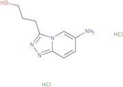 3-{6-Amino-[1,2,4]triazolo[4,3-a]pyridin-3-yl}propan-1-ol dihydrochloride