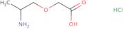 2-(2-Aminopropoxy)acetic acid hydrochloride