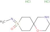 9-(Methylimino)-1-oxa-9Î»6-thia-4-azaspiro[5.5]undecan-9-one dihydrochloride