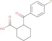 rac-(1R,2S)-2-(4-Fluorobenzoyl)cyclohexane-1-carboxylic acid