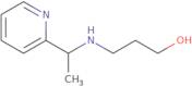 3-{[1-(Pyridin-2-yl)ethyl]amino}propan-1-ol