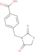 4-[(4-Oxo-2-thioxo-1,3-thiazolidin-3-yl)methyl]benzoic acid