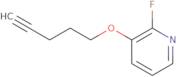 2-Fluoro-3-(pent-4-yn-1-yloxy)pyridine