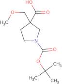 1-[(tert-Butoxy)carbonyl]-3-(methoxymethyl)pyrrolidine-3-carboxylic acid