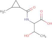 3-Hydroxy-2-[(2-methylcyclopropyl)formamido]butanoic acid