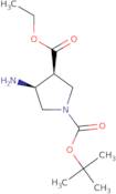 cis-4-Amino-1-N-Boc-pyrrolidine-3-carboxylic acid ethyl ester