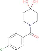 (4-Chlorophenyl)(4,4-dihydroxypiperidin-1-yl)methanone