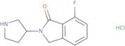 (S)-7-Fluoro-2-(pyrrolidin-3-yl)isoindolin-1-one hydrochloride