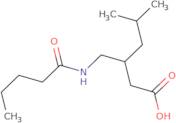 (3S)-5-Methyl-3-(pentanamidomethyl)hexanoic acid