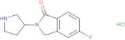 (S)-5-Fluoro-2-(pyrrolidin-3-yl)isoindolin-1-one hydrochloride