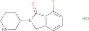 (R)-7-Fluoro-2-(piperidin-3-yl)isoindolin-1-one hydrochloride
