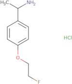 (1R)-1-[4-(2-Fluoroethoxy)phenyl]ethan-1-amine hydrochloride