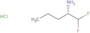(2S)-1,1-Difluoropentan-2-amine hydrochloride