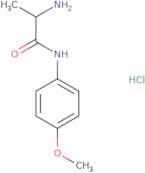 (2R)-2-Amino-N-(4-methoxyphenyl)propanamide hydrochloride