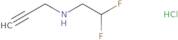 (2,2-Difluoroethyl)(prop-2-yn-1-yl)amine hydrochloride