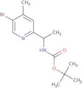 tert-Butyl N-[(1R)-1-(5-bromo-4-methyl-2-pyridyl)ethyl]carbamate