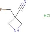 3-(Fluoromethyl)azetidine-3-carbonitrile hydrochloride