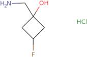 1-(Aminomethyl)-3-fluoro-cyclobutanol hydrochloride