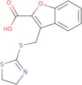 3-[(4,5-Dihydro-1,3-thiazol-2-ylsulfanyl)methyl]-1-benzofuran-2-carboxylic acid