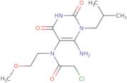 N-[6-Amino-1-(2-methylpropyl)-2,4-dioxo-1,2,3,4-tetrahydropyrimidin-5-yl]-2-chloro-N-(2-methoxye...