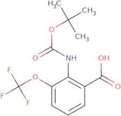 2-{[(tert-Butoxy)carbonyl]amino}-3-(trifluoromethoxy)benzoic acid