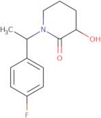 1-[1-(4-Fluorophenyl)ethyl]-3-hydroxypiperidin-2-one