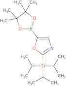 5-(4,4,5,5-Tetramethyl-1,3,2-dioxaborolan-2-yl)-2-[tris(propan-2-yl)silyl]-1,3-oxazole