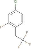 4-Chloro-2-fluoro-1-(2,2,2-trifluoroethyl)benzene