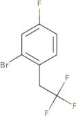 2-Bromo-4-fluoro-1-(2,2,2-trifluoroethyl)benzene