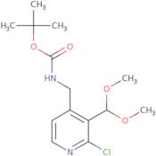 tert-Butyl (2-chloro-3-(dimethoxymethyl)pyridin-4-yl)methylcarbamate