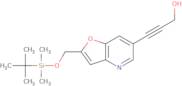 3-(2-((tert-Butyldimethylsilyloxy)methyl)furo[3,2-b]pyridin-6-yl)prop-2-yn-1-ol