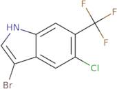 3-Bromo-5-chloro-6-(trifluoromethyl)-1H-indole