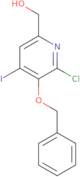 3-(Benzyloxy)-2-chloro-6-(hydroxymethyl)-4-iodopyridine