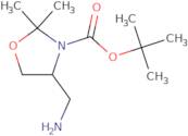 tert-Butyl (4S)-4-(aminomethyl)-2,2-dimethyl-1,3-oxazolidine-3-carboxylate