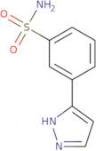 3-(1H-Pyrazol-5-yl)benzene-1-sulfonamide