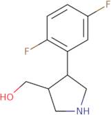 [(3S,4R)-4-(2,5-Difluorophenyl)pyrrolidin-3-yl]methanol